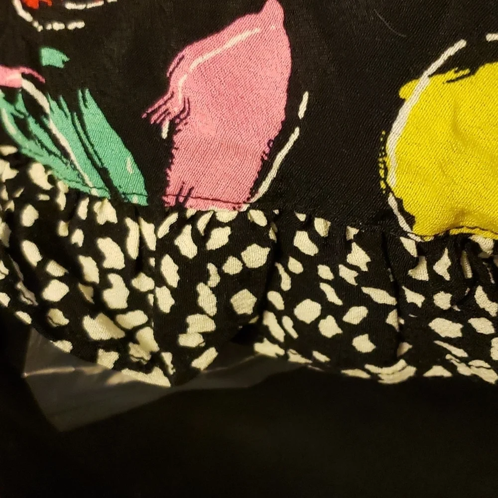 Rixo Floral Off Shoulder Puff Sleeve Dress Size 0 - Picture 8 of 10